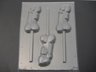 215x Get A Grip Penis Chocolate or Hard Candy Lollipop Mold